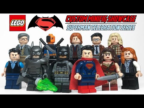 LEGO BATMAN v SUPERMAN Custom Minifig Showcase (Superman Celebration Series)