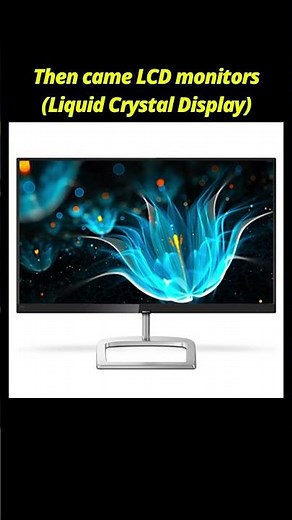 Types of Monitors Explained in 30 Seconds | CRT, LCD, LED, OLED | CS Wali Madam #facts #ytshorts