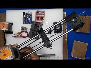 How to make mini plotter machine at home