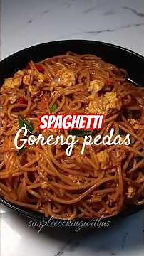Bosen spaghetti ala barat kita buat ala Indonesia #spaghetti #masakansederhana