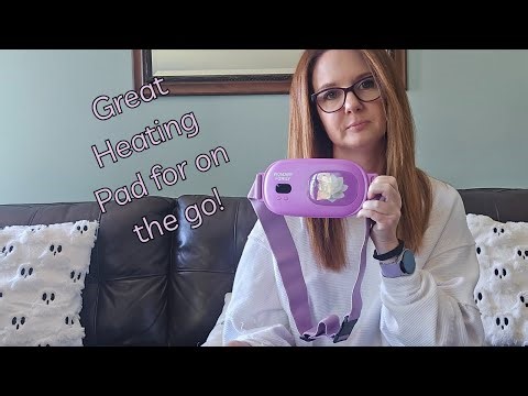 Portable Cordless Heating Pad | USB Rechargeable Wearable Heating Belt for Back, Stomach & Travel