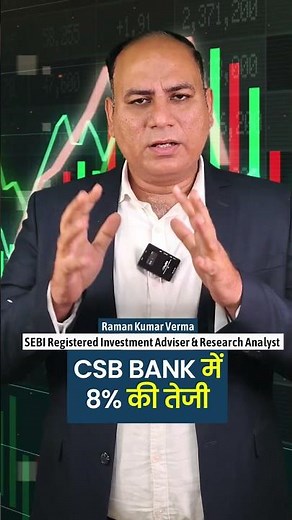 🔥 CSB Bank Surges 8% 📈 | What’s Fueling the Sharp Rally? 🚀