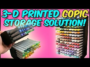 3-D Printed Copic Marker Storage Solution!