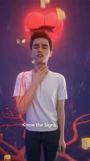 Heart Attack Warning Signs ❤️ | Protect Your Heart | #Shorts #health #healtheducation #actfast