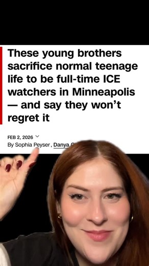Lauren 🎀 on Instagram: "Maybe the kids are alright 🥹 Sam and Ben Luhmann are 16 and 17 year old brothers from Chicago. They are homeschooled and started following ICE when “Operation Midway Blitz” started harming their community. Now they’re documenting ICE’s human rights abuses in Minneapolis as well. #fyp #politics #news #leftist #usa #ice #hopecore #protest #activism #minneapolis"