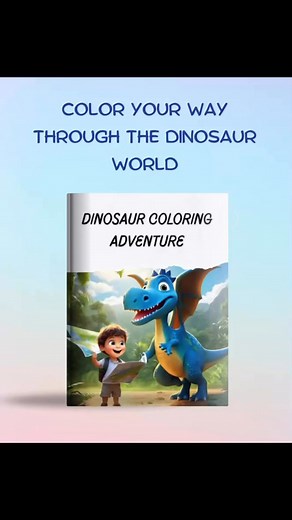 🌈 Do your kids love dinosaurs? Here’s the “Dinosaur Coloring Book for Kids,” taking them on an adventure full of colors and learning! 🖍️ This book features amazing illustrations of dinosaurs from various species, giving kids the chance to color these ancient creatures in a fun and educational way.Through coloring dinosaurs, children will enhance their focus, hand-eye coordination, and creativity while enjoying a journey through prehistoric times📚 Perfect for kids who love coloring and have an