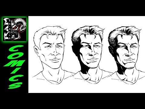 How To Shade Comic Book Art - Tutorial in Sketchbook Pro - Narrated by Robert Marzullo