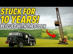 STUCK FOR A DECADE – We Recovered This Dragline with a Foden Wrecker