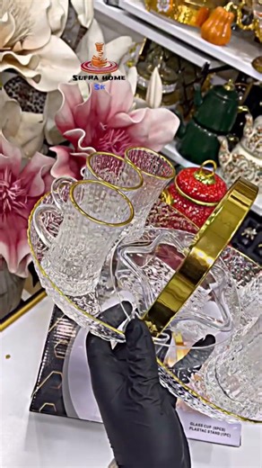 Luxury white & Gold Coffee Cup Set ☕✨ | Modern Turkish Design Kahve Fincanı#homedecor #sufrahome