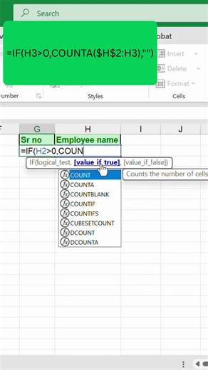 automatic serial number in excel, serial number in excel shortcut