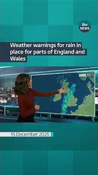Weather warnings for rain in place for parts of England and Wales | ITV News