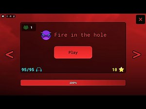 Fire in the hole 100% Complete - Beat Bounce | Roblox Gameplay