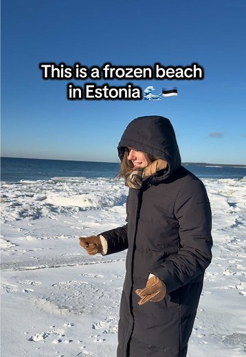 Explore the Frozen Beaches of Estonia