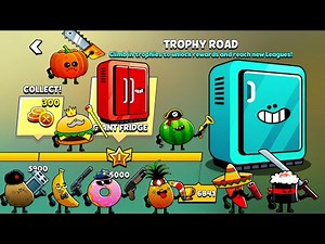 Food Gang Trophy Road Completed and all characters max level level | Weekly mission Gameplay