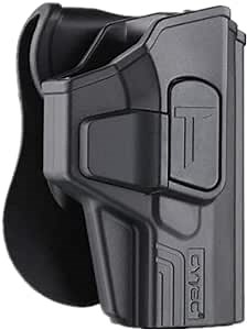 Walther P99 QA Holsters, OWB Holster for Walther P99 QA / P99C / P99 RAM - Index Finger Released | Adjustable Cant | Autolock | Outside Waistband Carry | Silicone Pad Paddle | Matte Finish -Right Hand