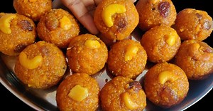 62K views · 1.7K reactions | பூந்தி பொறிக்க தேவையில்லை, வீட்டில் உள்ள பொருள் போதும் பேக்கரி லட்டு ரெடி Motichoor Laddu Recipe in Tamil | Papa's Kitchen | Facebook