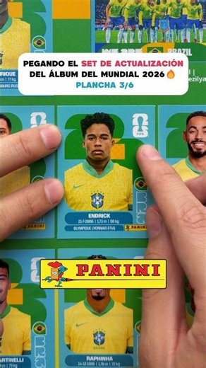 Sticking the 3rd Sticker from the Update Set into the 2026 World Cup Album 🔥
