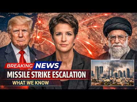 Breaking: Iran Unleashes 200 Plus Missiles on Tel Aviv After Ali Larijani Death | Rachel Maddow
