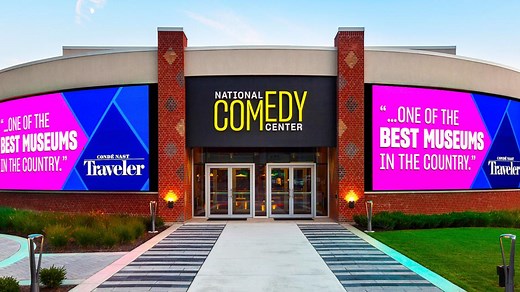 National Comedy Center listed as a top 25 family weekend getaway in the US