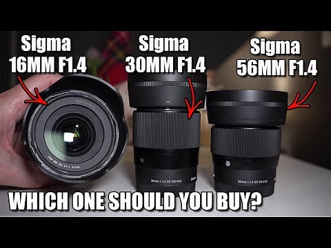 Sigma 16mm vs 30mm vs 56mm F1.4 Lenses: Which One Should You Buy? | Detailed Comparison!