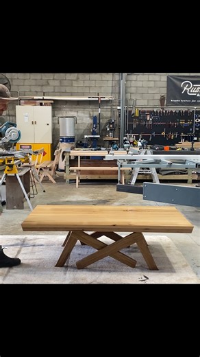 rustic_art_australia on Instagram: "Coffee/dining table. What a dream 😉🤙🏼 #rusticartaustralia #furniture #design #interiordesign #woodworker #art #hardwood #wooddesign"