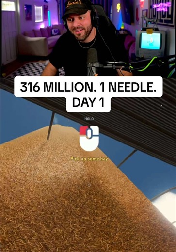 DAY 1. 🌾 316,549,471 pieces of hay. ONE needle. I picked the hardest level in Find the Needle and I’m not leaving this mountain until I find it. FOLLOW FOR MORE UPDATES every follow this video gets = 1 extra piece of hay I have to remove tomorrow. 😭 #FindTheNeedle #NeedleInAHaystack #Gaming #GamingChallenge #IndieGames