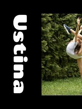 Ustina is an incredibly flexible gymnast😱😱😱