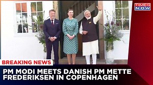PM Modi Europe Visit: PM Modi lands in Copenhagen, Denmark; Meets PM Mette Frederiksen