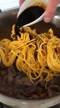 Quick Beef Noodle Stir Fry