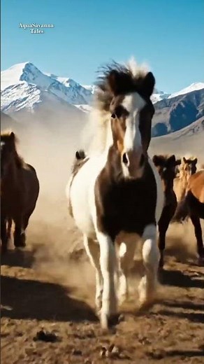 Wild Horses of the American Mountains