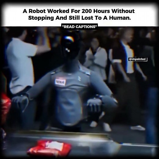 A robot worked for 200 hours without stopping... and still lost to a human.Read Description