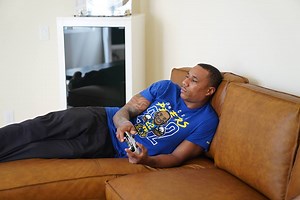 Between games & workouts, Marcus Peters knew he needed ultimate comfort. It was no surprise he chose to furnish his home with Jerome's dream seating! | Jerome's | Facebook