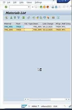 List of Materials in SAP | Material Master List T-Codes Explained