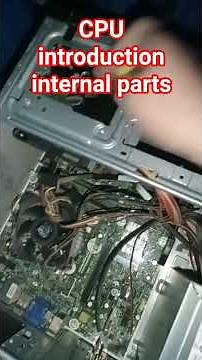 CPU Internal Parts Explained in Urdu | Computer Hardware live hardware video