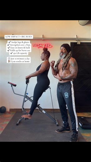 This is NOT just a squat machine… This is legs, glutes, core, and cardio in one smooth, low-impact motion. 💥 If walking hurts your knees, if squats bother your back, or if you want REAL results without heavy weights — this does the work for you. ✔️ Simulates squats rows ✔️ Adjustable resistance ✔️ Folds up for small spaces ✔️ Supports up to 350 lbs ✔️ Perfect for home workouts, all ages 10 minutes on this hits like a full lower-body session 🔥 No gym. No excuses. 🛒 Tap “Buy Now” and build stro