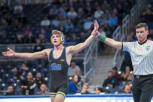 Pitt’s Micky Phillippi, Jake Wentzel, Demetrius Thomas win ACC wrestling championships
