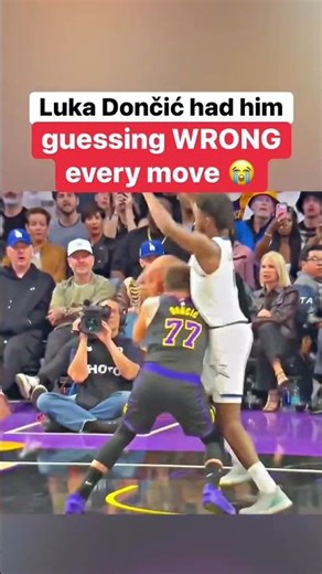 Luka Dončić had him guessing WRONG every move 😭#nba #basketball #lakers