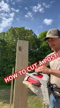 How To Cut A Post! #loco structure #diy #carpentry #construction #trade #jbconstruction #job