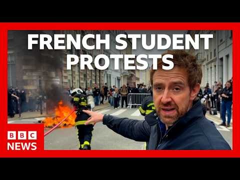 Why are students protesting in France? | BBC News