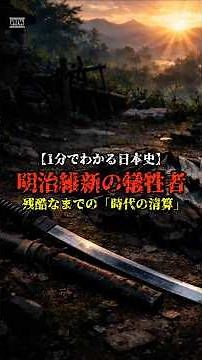 [Japanese History in 1 Minute] Victims of the Meiji Restoration: A Ruthless Reckoning of the Era ...