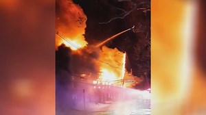 Four-alarm fire destroys warehouse in Hamilton Twp., New Jersey