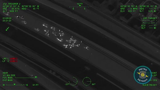 Video - Michigan State Police Trooper 2 assisted #DetroitPolice & #WarrenPolice with a vehicle that failed to stop, 2 were taken into custody after the dipshits ran out of gas... “Fortunately for us these suspects didn’t heed our advice of keeping the gas tank at least 3/4 full in the winter.” said F/Lt. Mike Shaw. #MichiganStatePolice #Trooper2 #PoliceVideo #Detroit #Warren #Michigan #DipshitsOnParade | The Detroit Scanner