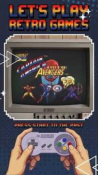 Captain America and The Avengers (SNES) - Classic Marvel Beat ’Em Up! - Short Gameplay