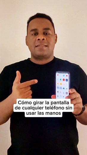 Cómo girar la pantalla de cualquier teléfono sin usar las manos | Jorge Fince Tips