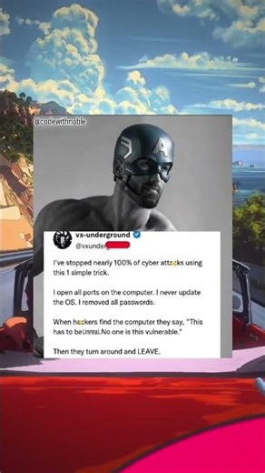 🛡️ The Unofficial “Unhackable” Method💀😜😂 #funny #memes #trending #programming #coding