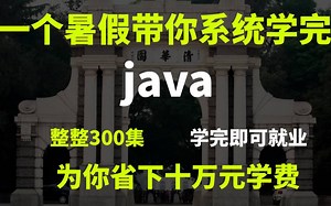 【整整300集】清华大佬196小时讲完的java课程，全程干货无废话！学完变麦霸，这还学不会，我退出IT界！