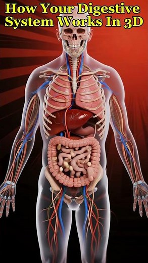 How Your Digestive System Works | Full 3D Animation of Digestion Process #anatomy #digitalanatomy
