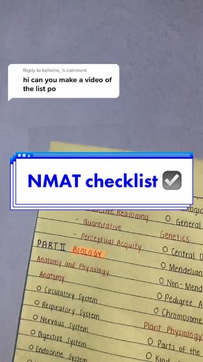 Ultimate NMAT Checklist for Aspiring Medtech Students