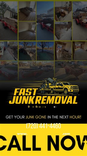 ⏱️Get your Junk Gone in the Next Hour! Need it gone now? From a few items to a full load, FAST Junk Removal Inc. gets there fast and hauls it away. 📞 (720) 441-4460 🌐 FASTjunkRemovalInc.com Denver surrounding areas Local • Reliable • Fast 🚛 | FAST Junk Removal & Property Maintenance