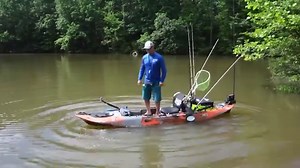 Aaron Miller Demonstrating The Stability of the Kaku Wahoo 12.5 | Kaku Kayak